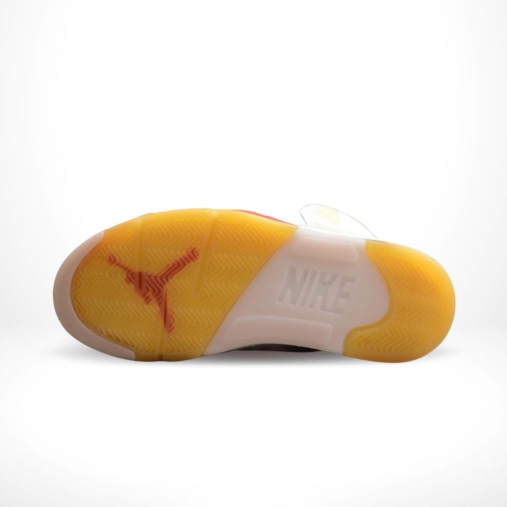 Bottom view of the Air Jordan 5