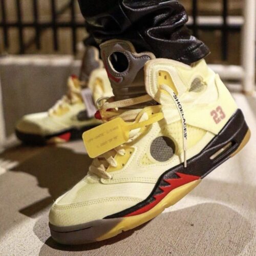 Real lifestyle image of Air Jordan 5