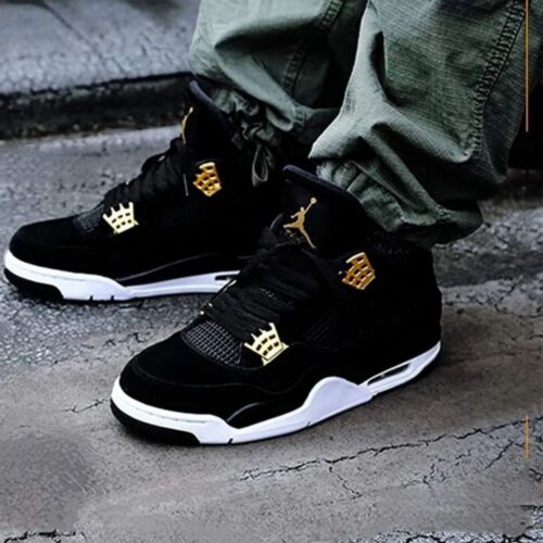 Real lifestyle image of Air Jordan 4