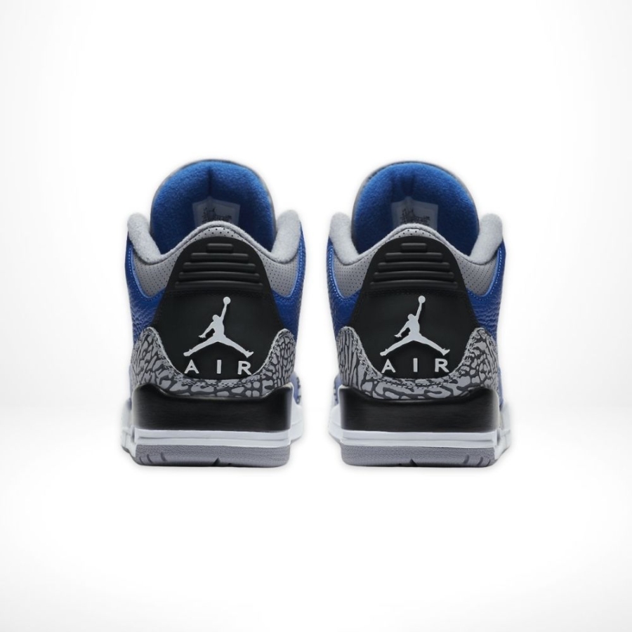 Rear view of Air Jordan 3