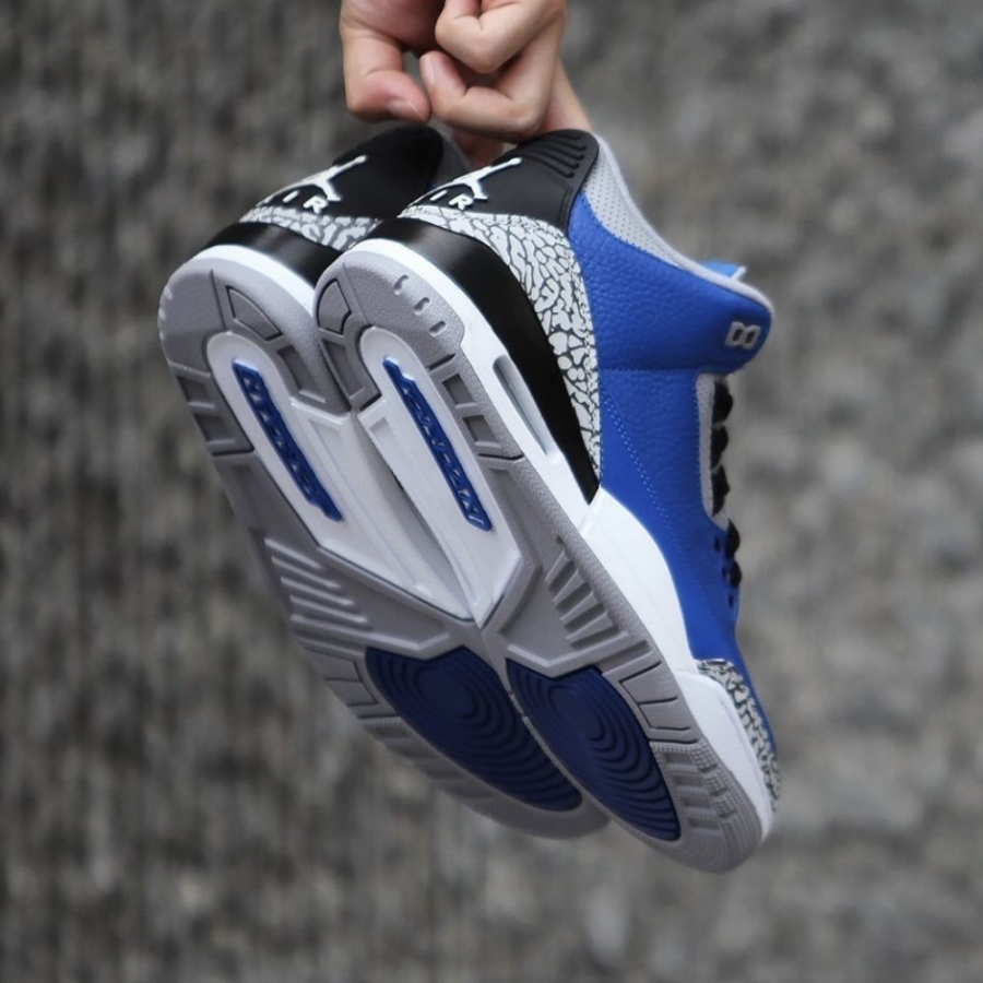 Real lifestyle image of Air Jordan 3
