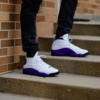 Real lifestyle image of Air Jordan 13