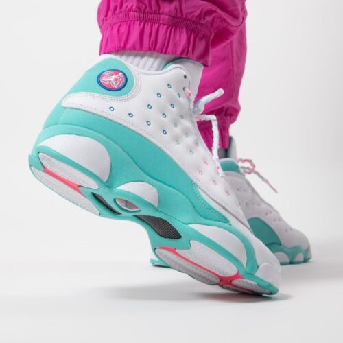 Real lifestyle image of Air Jordan 13