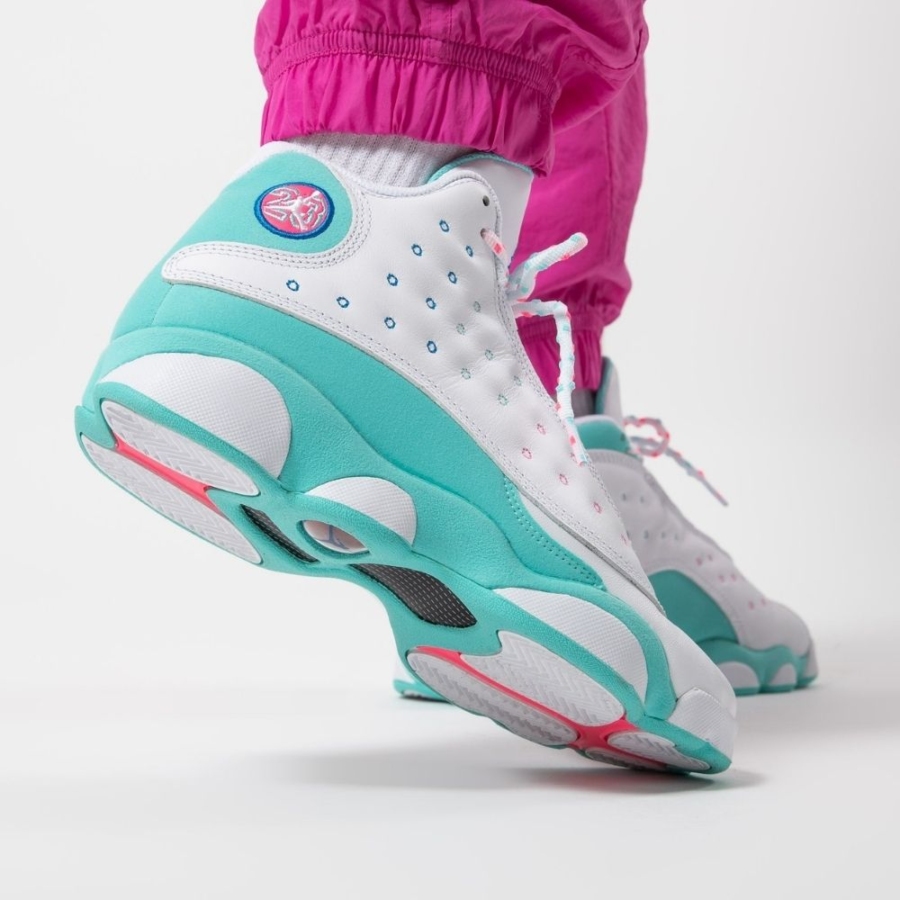 Real lifestyle image of Air Jordan 13