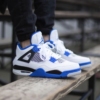 Real lifestyle image of Air Jordan 4