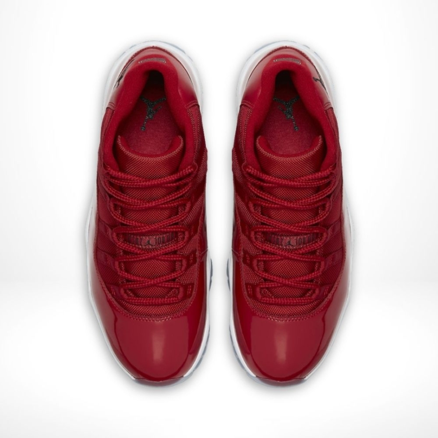 Top view of Air Jordan 11