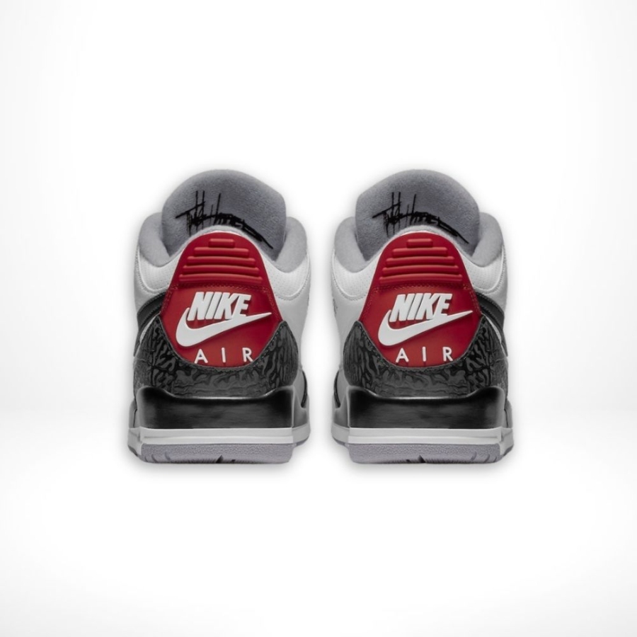 Rear view of Air Jordan 3