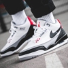 Real lifestyle image of Air Jordan 3