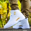 Real lifestyle image of Air Jordan 12