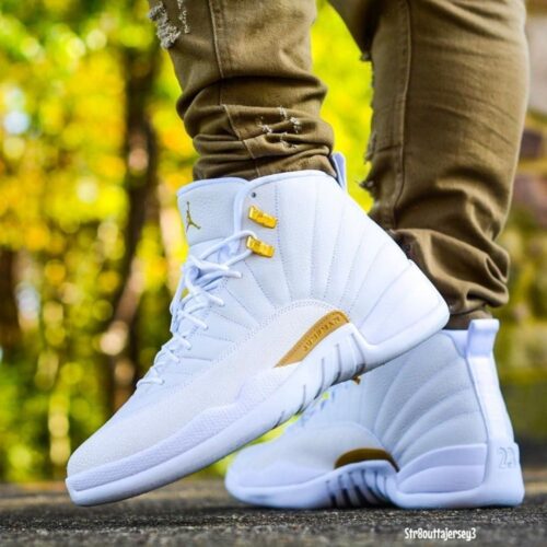 Real lifestyle image of Air Jordan 12