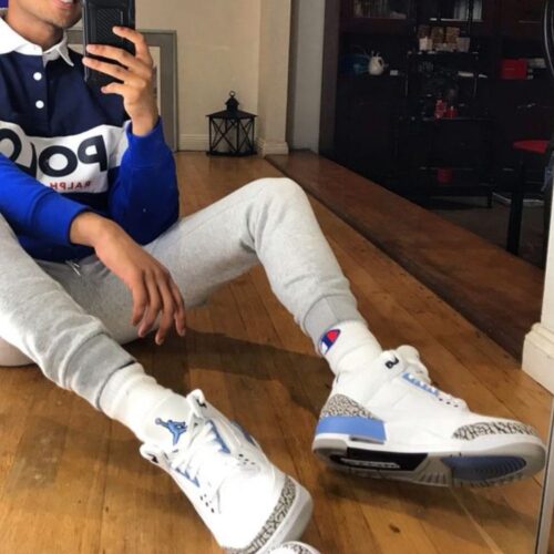 Real lifestyle image of Air Jordan 3