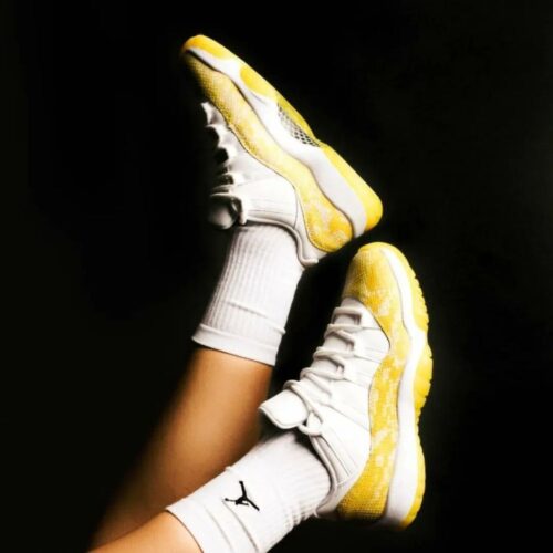 Real lifestyle image of Air Jordan 11