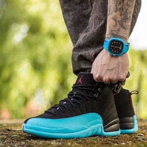Real lifestyle image of Air Jordan 12