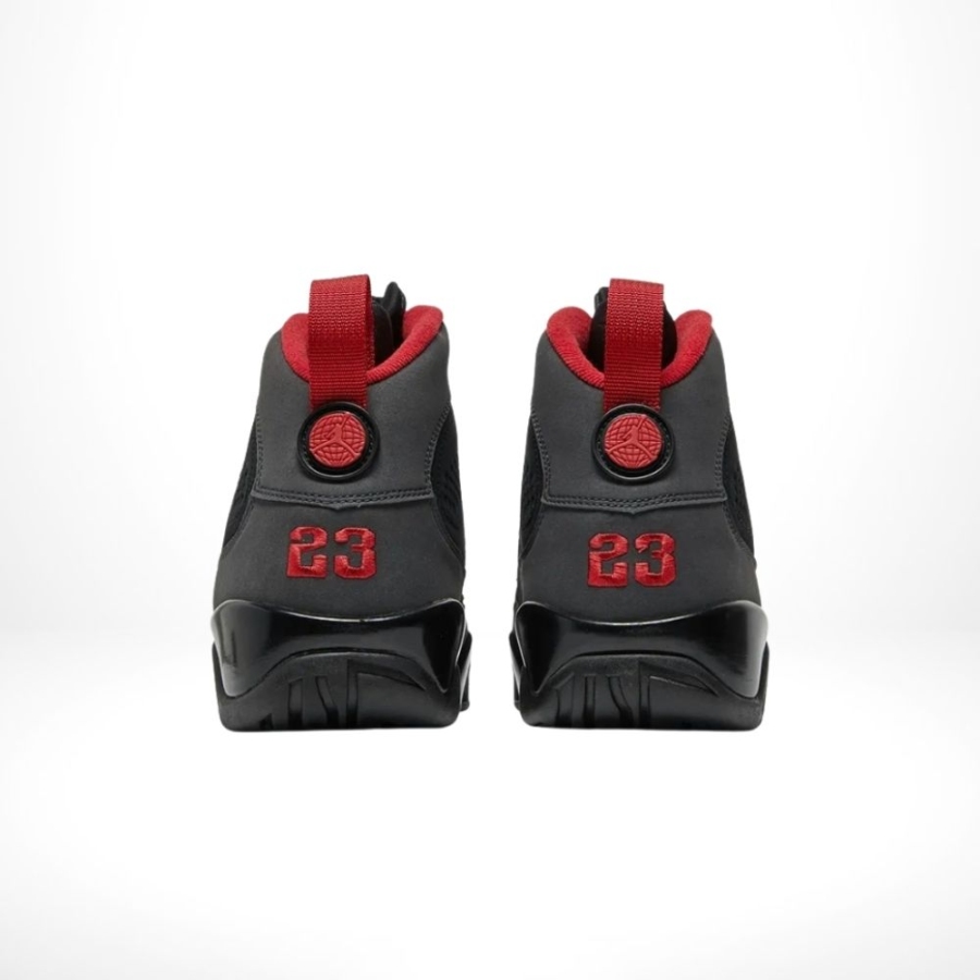 Rear view of Air Jordan 9
