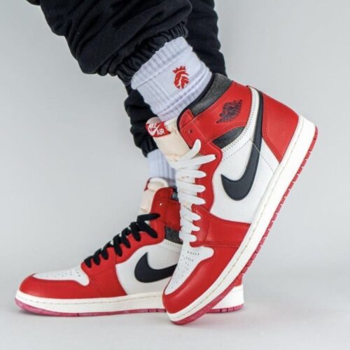 Real lifestyle image of Air Jordan 1