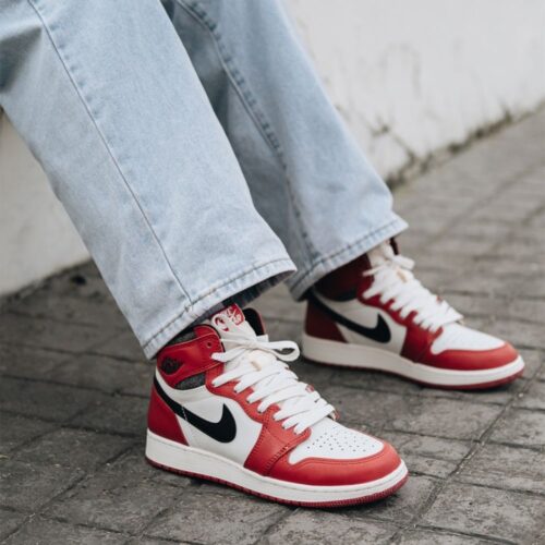 Real lifestyle image of Air Jordan 1