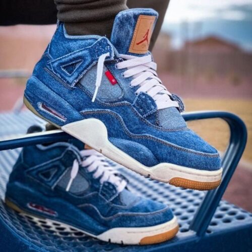 Real lifestyle image of Air Jordan 4