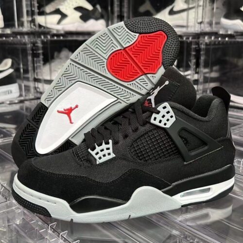 Real lifestyle image of Air Jordan 4