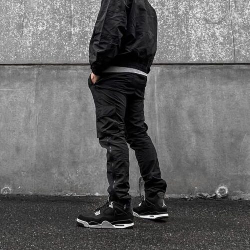 Real lifestyle image of Air Jordan 4