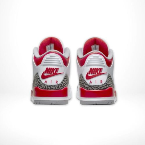 Rear view of Air Jordan 3