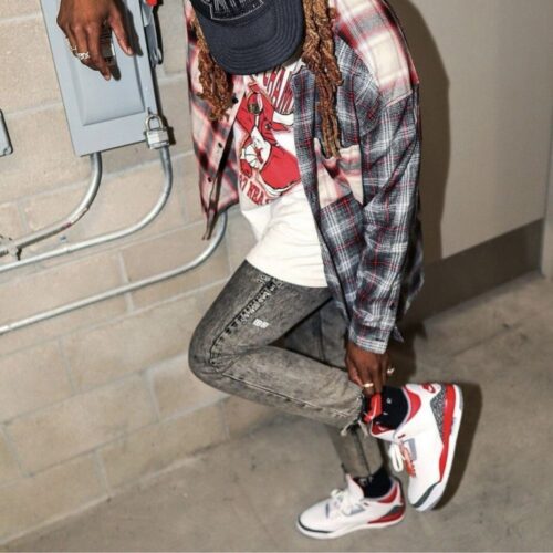 Real lifestyle image of Air Jordan 3