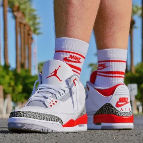 Real lifestyle image of Air Jordan 3