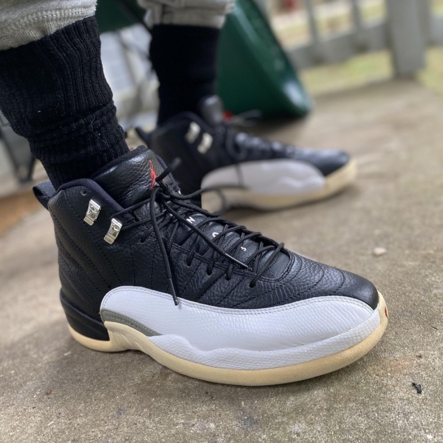 Real lifestyle image of Air Jordan 12