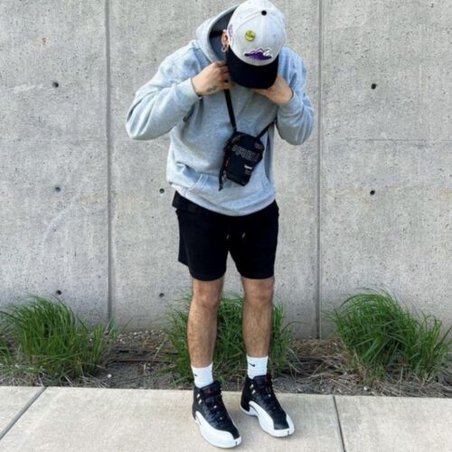 Real lifestyle image of Air Jordan 12