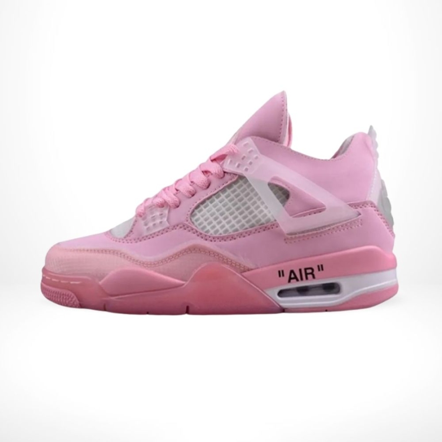 Air Jordan 4 x Off White Sail Pink - Image 3