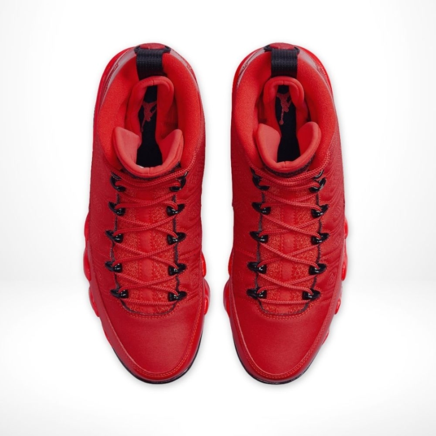 Top view of Air Jordan 9