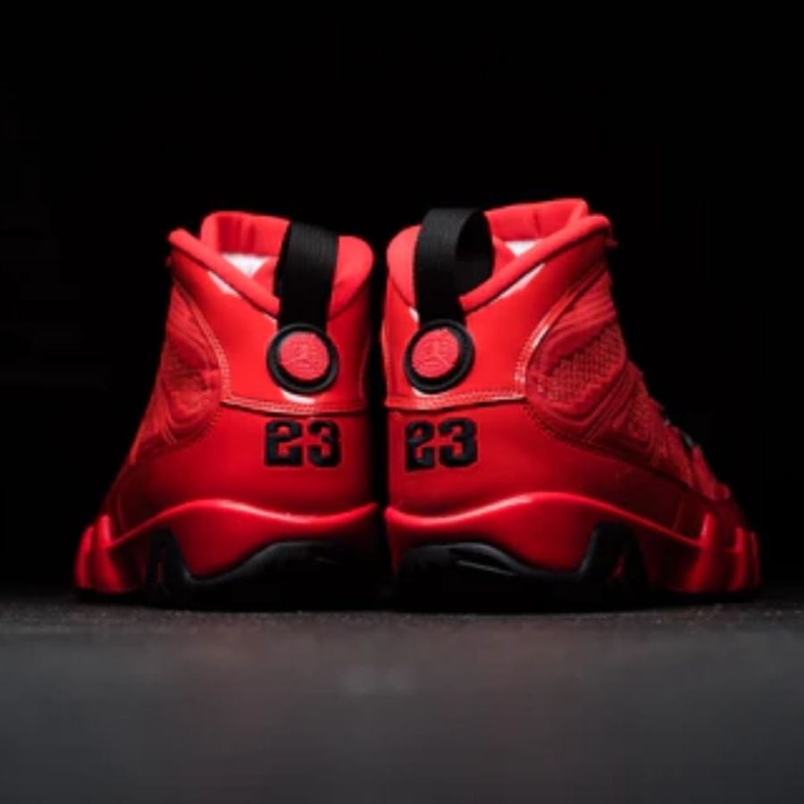 Real lifestyle image of Air Jordan 9
