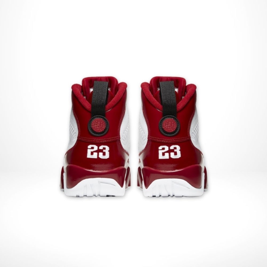 Rear view of Air Jordan 9