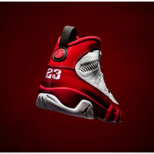 Real lifestyle image of Air Jordan 9