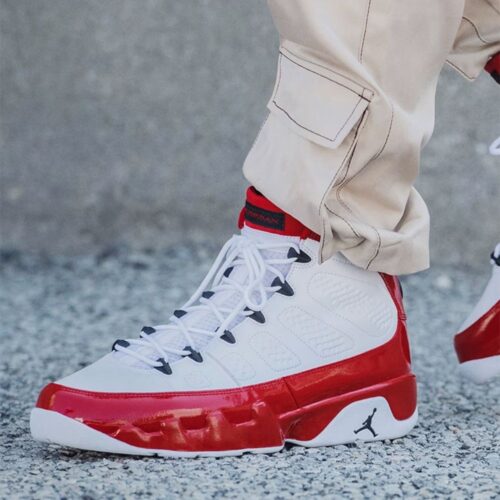 Real lifestyle image of Air Jordan9