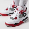 Real lifestyle image of Air Jordan 4