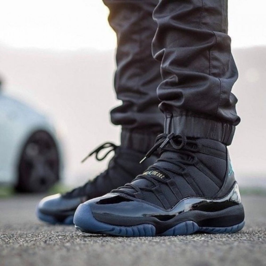 Real lifestyle image of Air Jordan 11