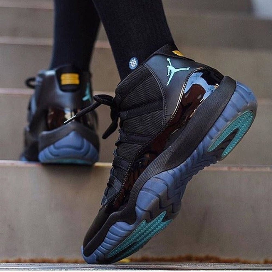 Real lifestyle image of Air Jordan 11