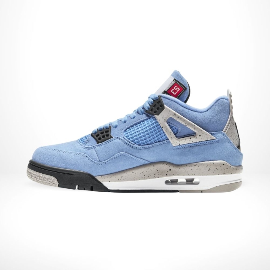 Side profile of Air Jordan 4