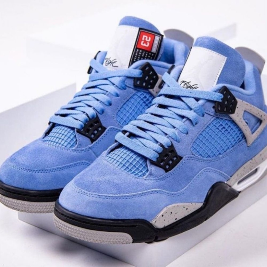 Real lifestyle image of Air Jordan 4
