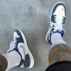 Real lifestyle image of Air Jordan 1