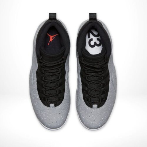Top view of Air Jordan 10