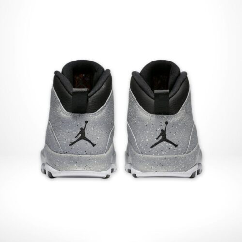 Rear view of Air Jordan 10