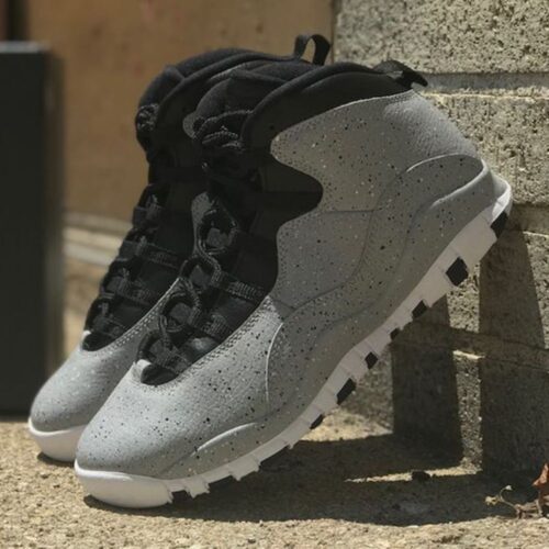 Real lifestyle image of Air Jordan 10