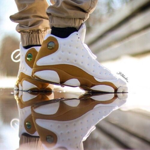 Real lifestyle image of Air Jordan 13