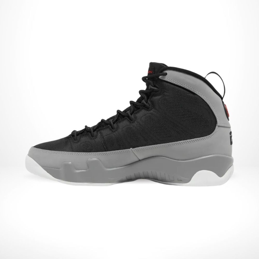 Side profile of Air Jordan 9