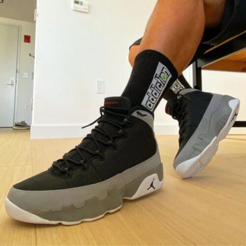 Real lifestyle image of Air Jordan 9
