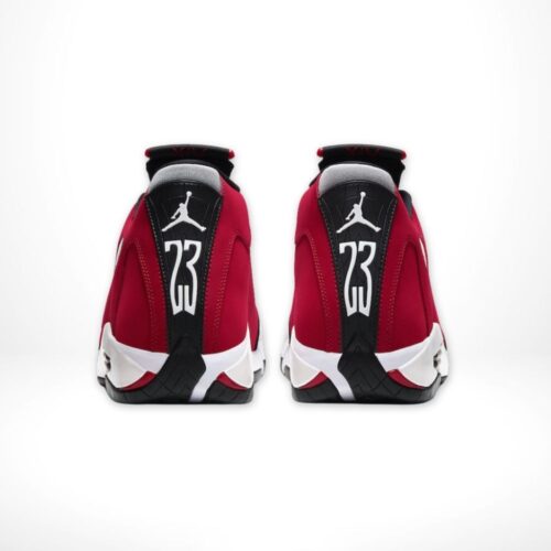 Rear view of Air Jordan 14