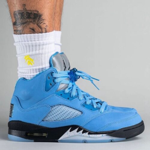 Real lifestyle image of Air Jordan 5