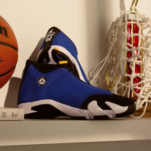 Real lifestyle image of Air Jordan 14