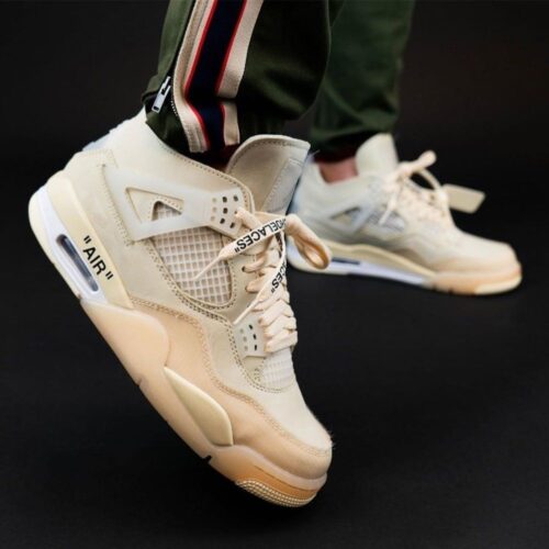 Real lifestyle image of Air Jordan 4